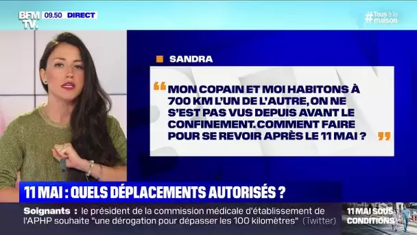 Mon copain et moi habitons à 700 km, comment faire pour se revoir après le 11 mai? BFMTV vous répond