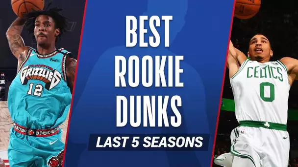 ✈ ROOKIES TAKING OFF! ✈ BEST DUNKS From #NBARooks Over The LAST 5 SEASONS!