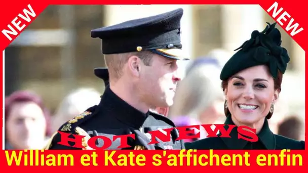 William et Kate s'affichent enfin : découvrez quel membre de la famille royale leur a permis de se