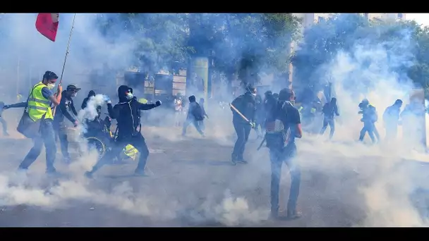 1er-Mai : 220 gardes à vue après des heurts à Paris, entre 151.000 et 310.000 manifestants en France