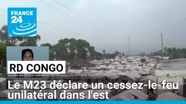 RD Congo : le M23 déclare un cessez-le-feu unilatéral dans l'est • FRANCE 24