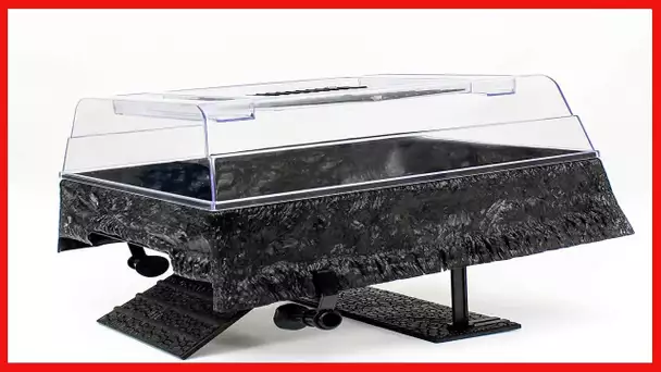 PENN-PLAX Reptology Turtle Topper – Above Tank Basking Platform That Safely Mounts to Standard Size