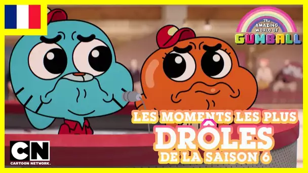 Le Monde Incroyable de Gumball | Les moments les plus drôles de la saison 6