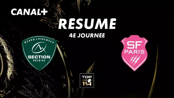 Le résumé de Pau / Paris - TOP 14 - 4ème journée