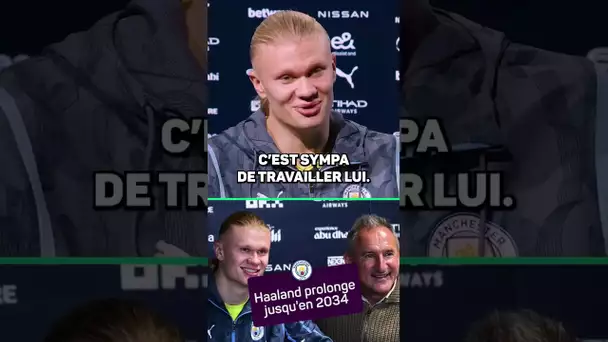 🤩 Erling #Haaland est un vrai fan de son coach Pep #Guardiola !