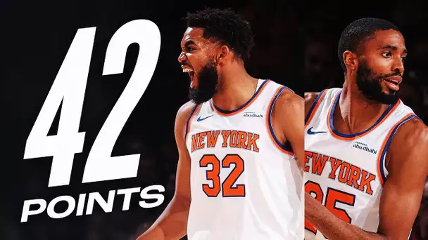 Karl-Anthony Towns & Mikal Bridges SHINE In Their MSG Debut! 🔥| October 25, 2024