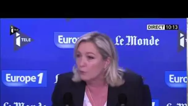 Marine Le Pen / Femen : "nous avons été victime d'une agression" de "ces harpies obscènes"