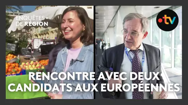 Élections européennes : rencontre avec 2 candidats de Paca en campagne