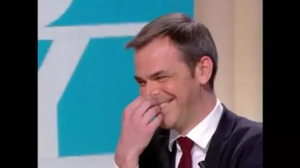 Fou rire d'Olivier Véran après le lapsus de Louis Aliot