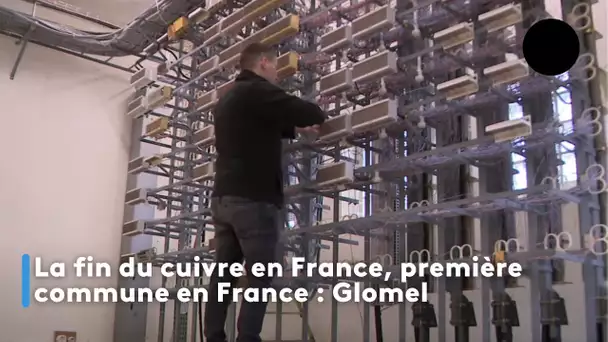 La fin du cuivre en France, première commune en France : Glomel