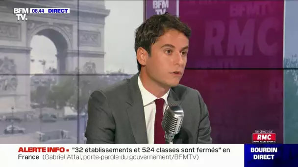 "Je n'ai pas d'informations sur une augmentation du SMIC" dit Gabriel Attal