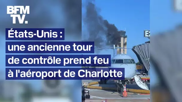 États-Unis: une ancienne tour de contrôle prend feu à l'aéroport de Charlotte