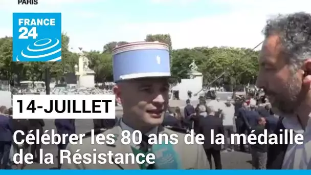 Défilé du 14-Juillet : un tableau final pour célébrer les 80 ans de la médaille de la Résistance