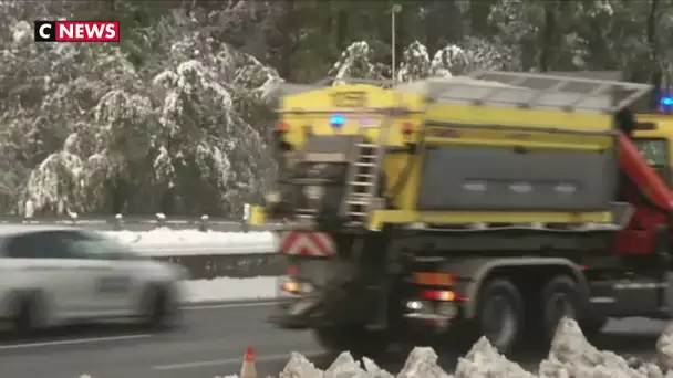 Les routes du sud-est perturbées par la neige