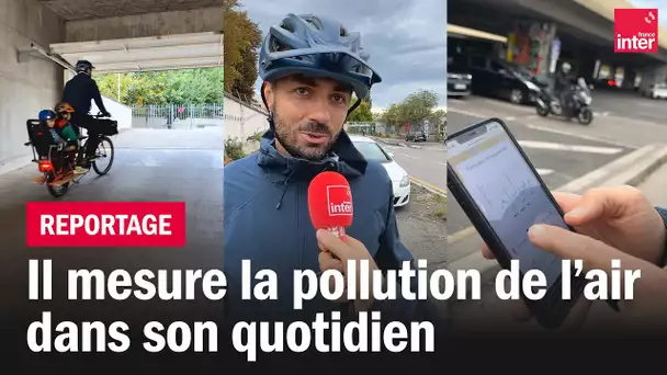 Il esure la pollution de l'air dans son quotidien