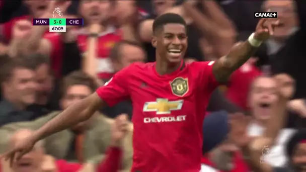 Manchester United / Chelsea : Le doublé pour Rashford sur une sublime passe de Pogba !