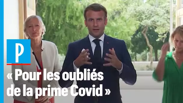 Macron annonce une prime Covid de 1 000 € pour les aides à domicile