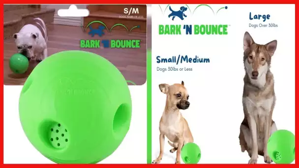 Bark N Bounce: The Interactive Dog Toy Ball That Bounces and Laughs, Engaging Your Dog's Natural