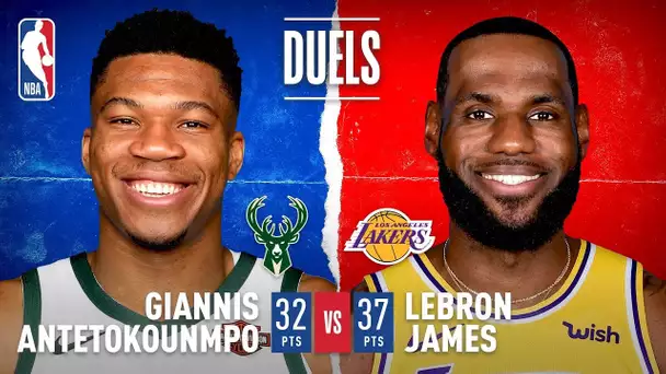 LeBron & Giannis Duel In Los Angeles!