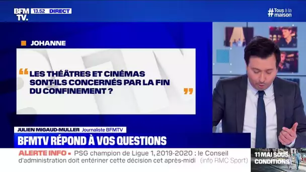 Les théâtres et cinémas vont-ils rouvrir le 11 mai? BFMTV répond à vos questions