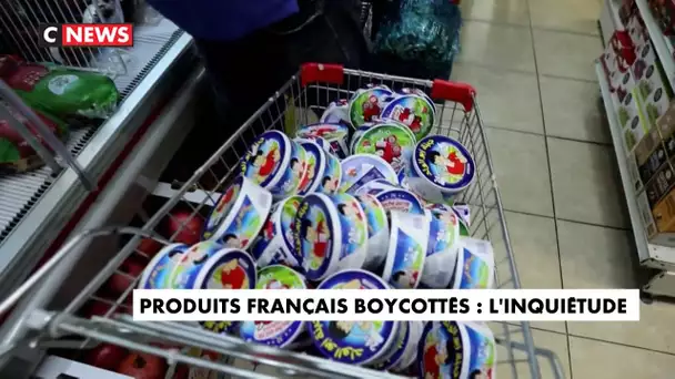 Produits français boycottés : l'inquiétude