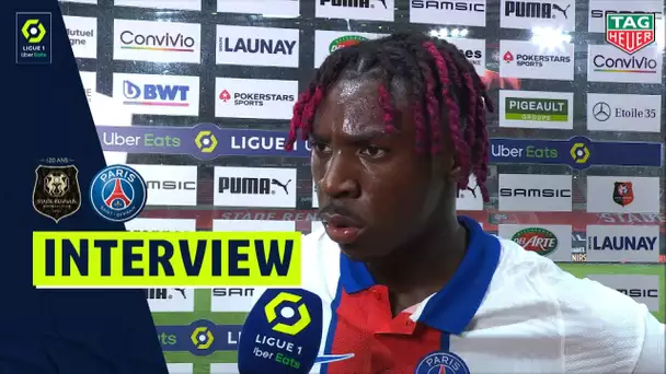 Interview de fin de match : STADE RENNAIS FC - PARIS SAINT-GERMAIN (1-1)  / 2020/2021