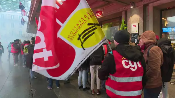 Grève contre la réforme des retraites : mobilisation SNCF à Amiens