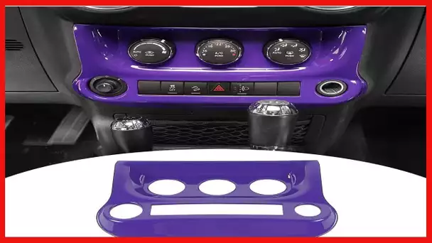 RT-TCZ Wrangler Accessories Air Conditioning Switch Panel Cover Trim Interior Decoration