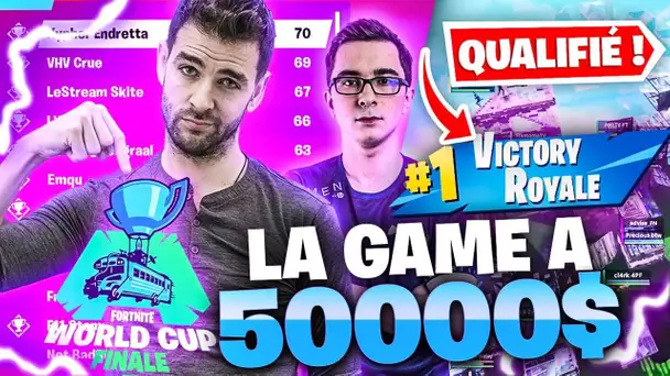 🏆JE RÉAGIS EN DIRECT À LA GAME QUI QUALIFIE SKITE À LA WORLD CUP & QUI GAGNE 50 000 € ! LESTREAM