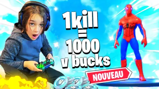 1 KILL = 1000 VBUCKS POUR SAISON 9 SUR FORTNITE !