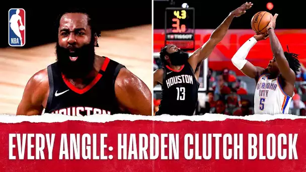 Every Angle: Harden's SERIES-WINNING Block!