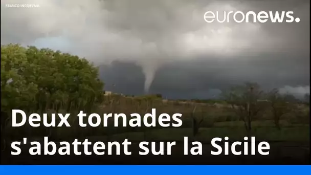 Deux tornades s'abattent sur la Sicile