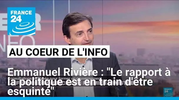 Emmanuel Rivière : "Le rapport à la politique est en train d'être esquinté" • FRANCE 24