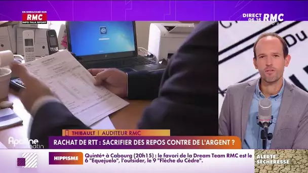 Thibault, auditeur RMC : "Avec l'inflation, je peux revendre cinq semaines de RTT".