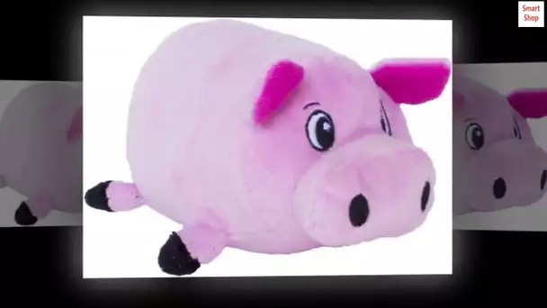 Outward Hound Fattiez Pig Plush Squeaky Dog Toy, Small