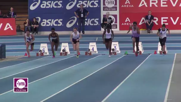 Val-de-Reuil 2014 : Finale 60 m Cadettes (Axelle Lambert en 7&#039;&#039;61)