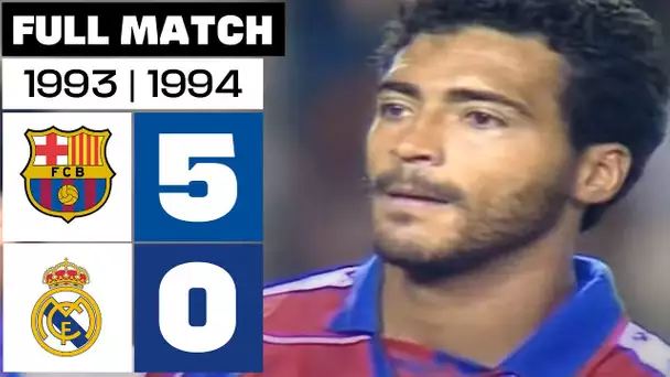 FC Barcelona 5-0 Real Madrid | PARTIDO COMPLETO | LALIGA EA SPORTS 1993/94