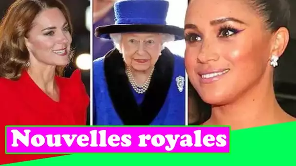 Meghan en tête de la popularité de la reine et de Kate dans la famille royale, car la duchesse a la