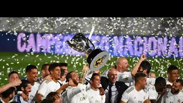 Liga : le Real Madrid de Zinedine Zidane champion d'Espagne pour la 34e fois
