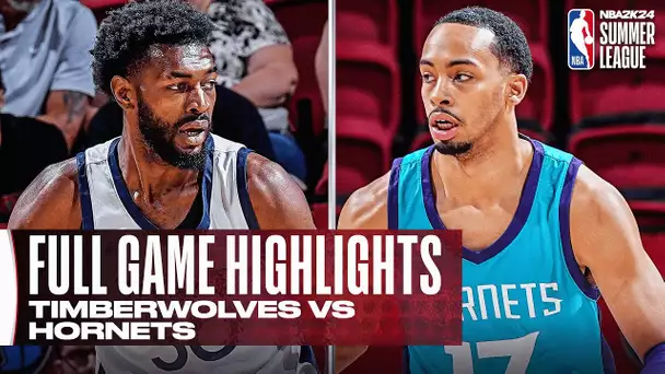 TIMBERWOLVES vs HORNETS | NBA SUMMER LEAGUE | FULL GAME HIGHLIGHTS