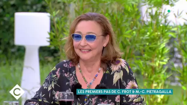 Catherine Frot et Marie-Claude Pietragalla au dîner - C à Vous - 16/06/2021