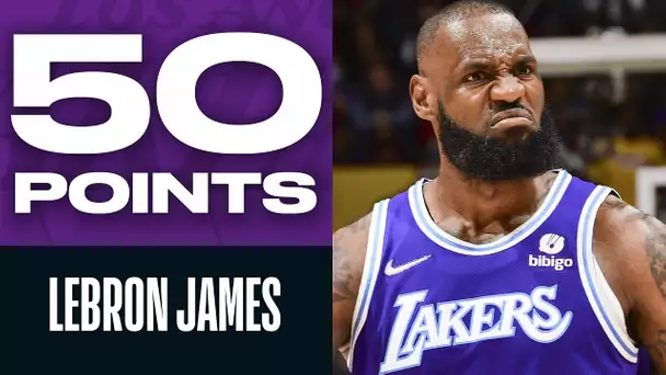 LeBron ANOTHER 50 PT Performance in Unreal W at Home! 👑