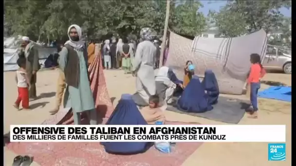 Afghanistan : des centaines de familles fuient les combats près de Kunduz