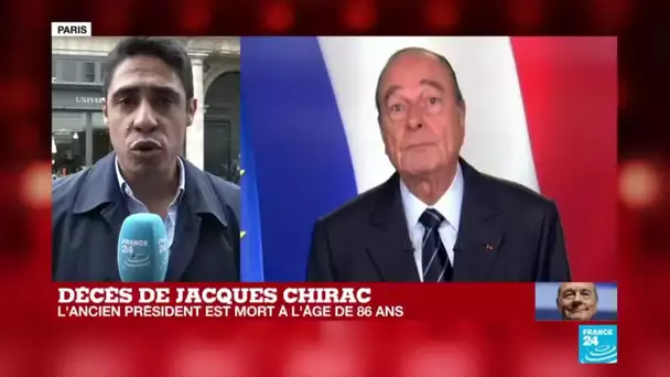 Décès de Jacques Chirac : "Beaucoup d'allers-retours devant le domicile de l'ancien président"