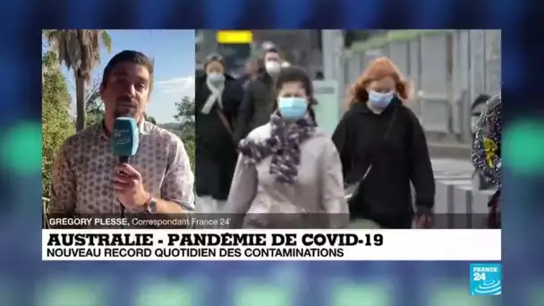 Covid-19 en Australie : nouveau record de contaminations