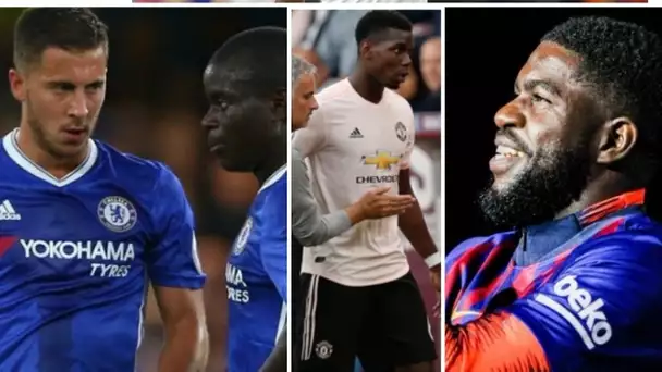 Grosse blessure Umtiti ?? Mourinho sur Pogba.  déclaration hazard sur kante, Mbappe psg