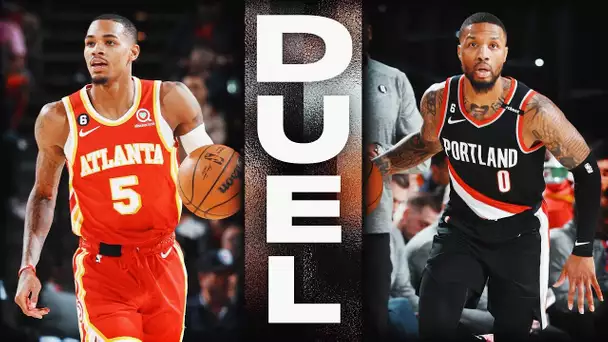 Contested Guard Battle! Dejounte Murray (40 PTS) vs Damian Lillard (42 PTS) | January 30, 2023