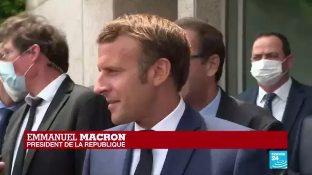 Emmanuel Macron s'exprime depuis Beyrouth