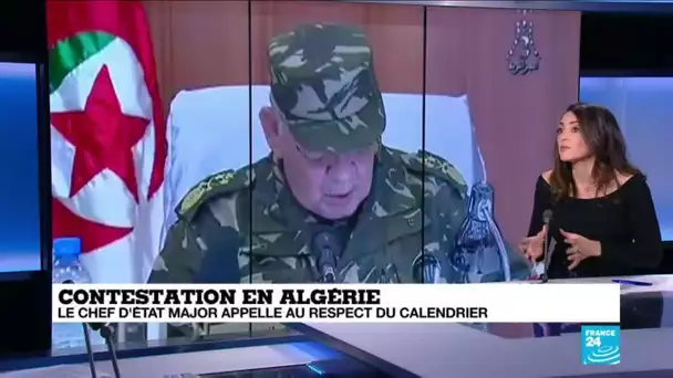 Le chef d'état-major appelle au respect du calendrier en Algérie