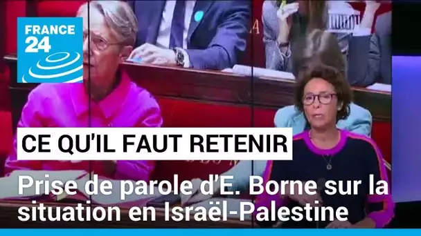 Débat Assemblée Nationale : la France appelle Israël à une "réponse juste" face au Hamas